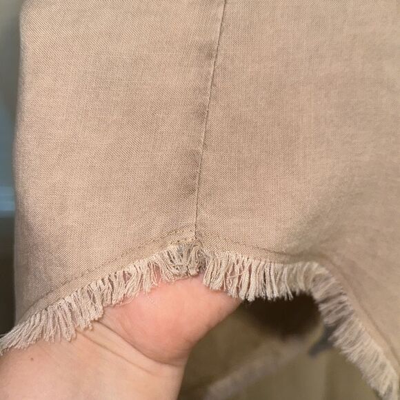 Anthropologie XS Cloth&Stone Stone Wash Tencel Lyocell Long Sleeve Shirt Dress - Picture 10 of 16